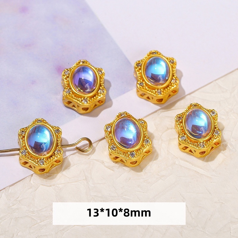 10pcs/bag Ancient gold alloy accessories