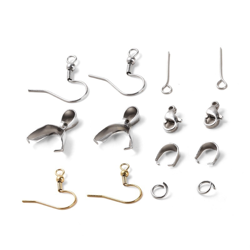 50pcs/bag stainless steel jewelry necklace earring accessories