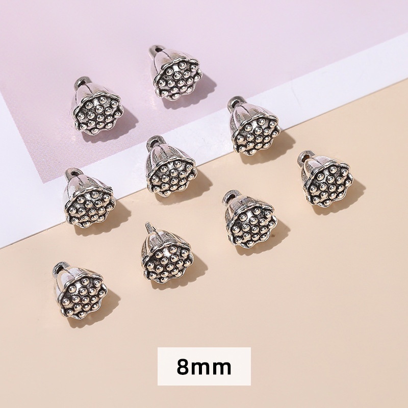 50pcs/bag Tibetan silver alloy spacer beads
