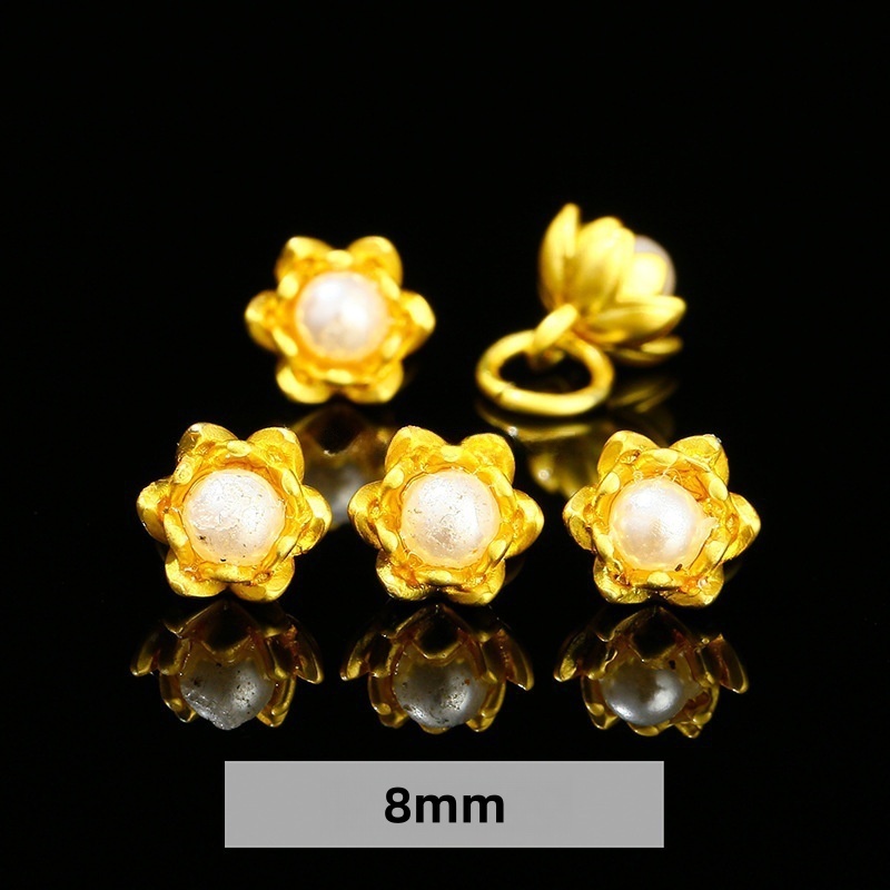 10pcs/bag Ancient gold sand drop oil alloy accessories