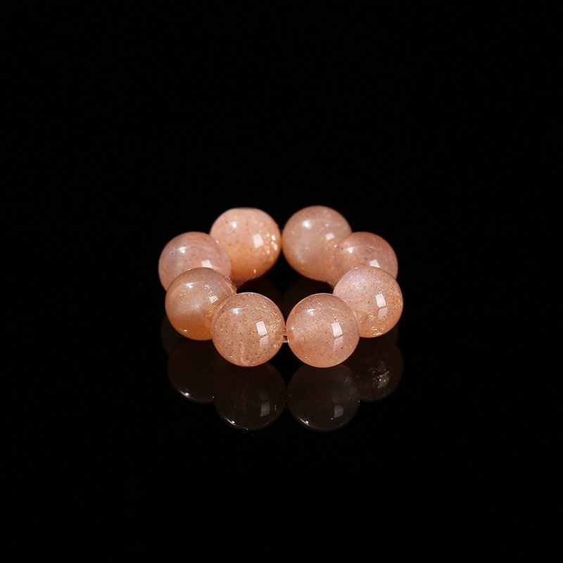 10pcs/bag Natural crystal agate small round beads