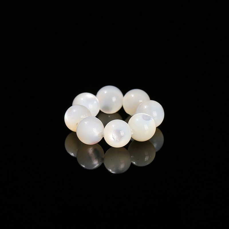 10pcs/bag Natural crystal agate small round beads