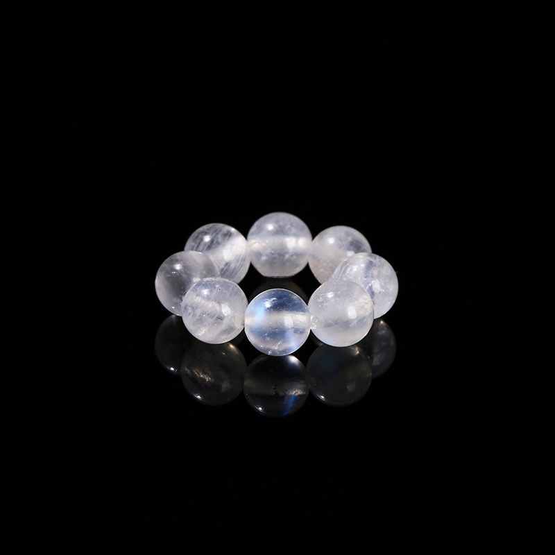 10pcs/bag Natural crystal agate small round beads