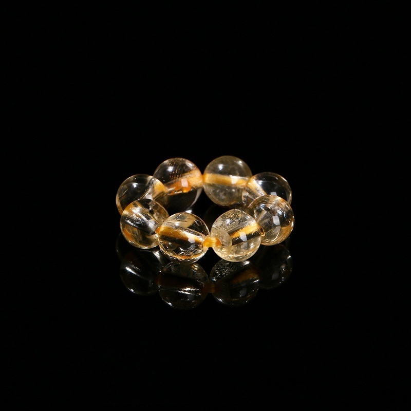 10pcs/bag Natural crystal agate small round beads