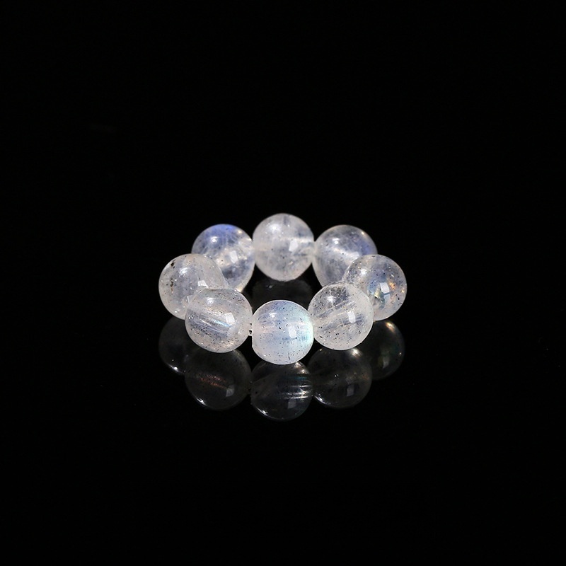 10pcs/bag Natural crystal agate small round beads