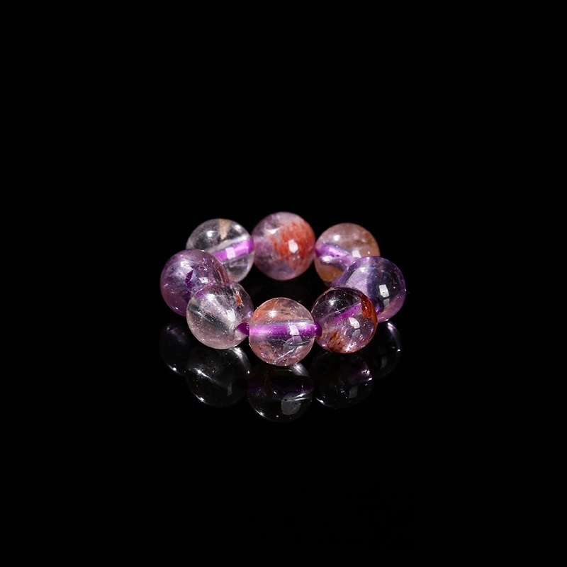 10pcs/bag Natural crystal agate small round beads