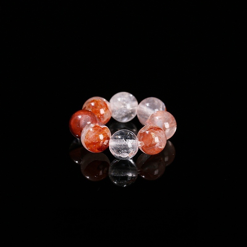 10pcs/bag Natural crystal agate small round beads