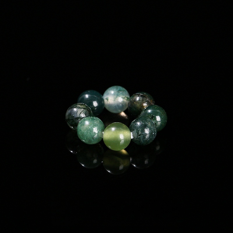 10pcs/bag Natural crystal agate small round beads