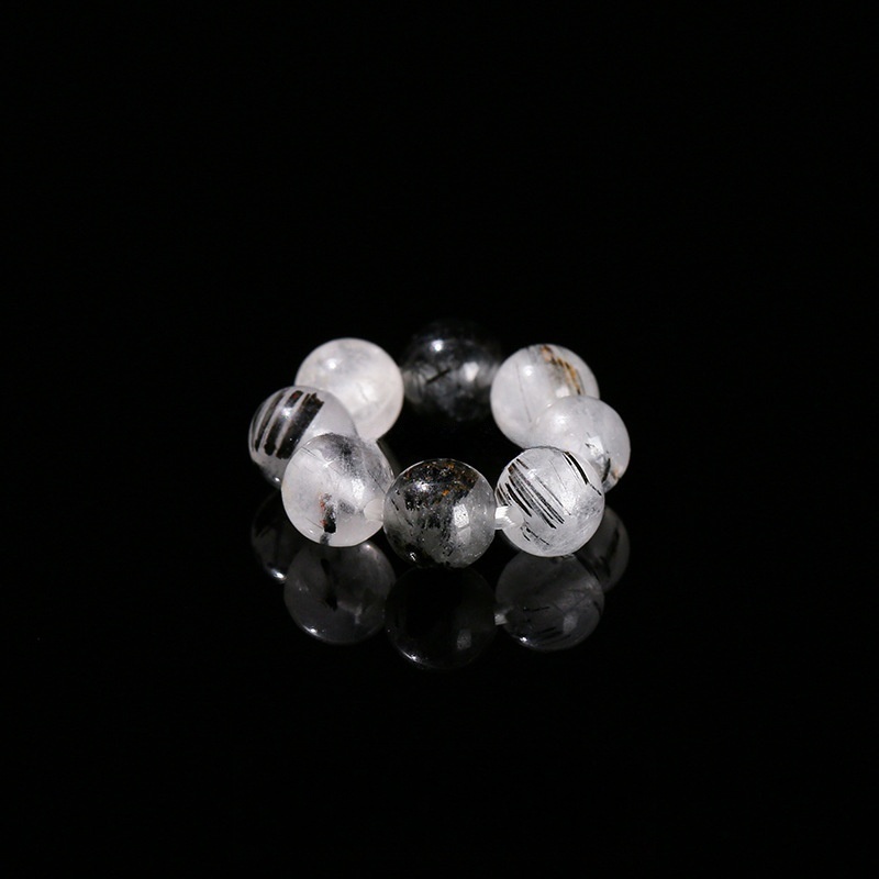 10pcs/bag Natural crystal agate small round beads