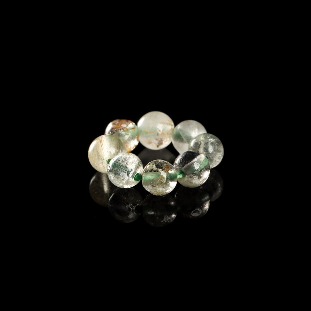 10pcs/bag Natural crystal agate small round beads