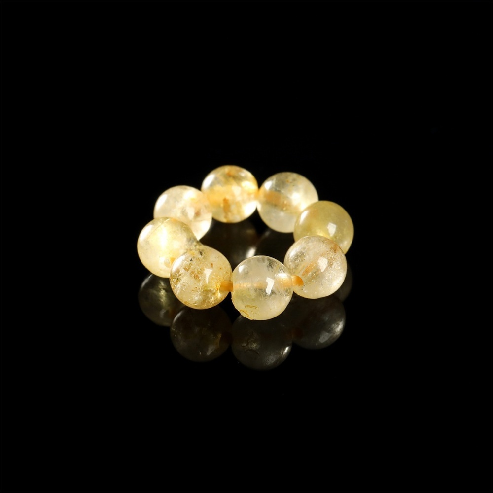 10pcs/bag Natural crystal agate small round beads