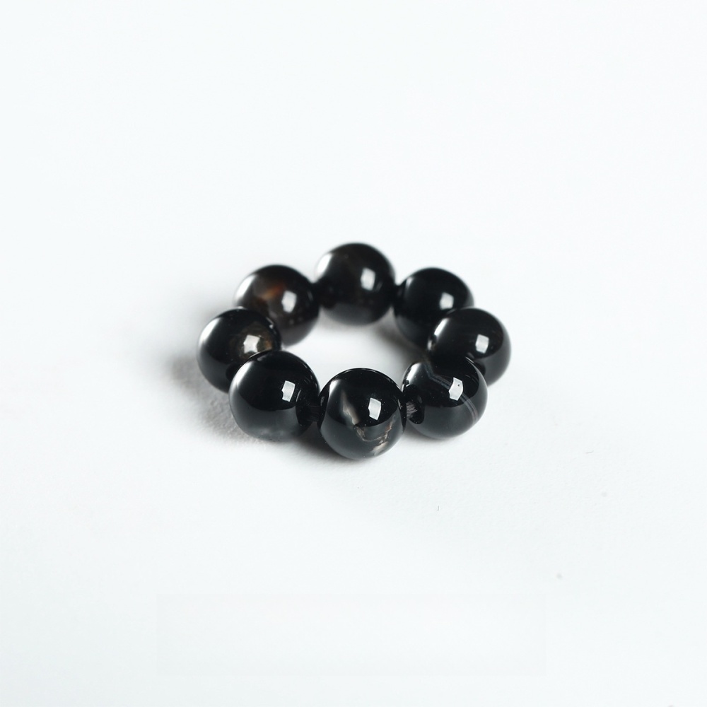 10pcs/bag Natural crystal agate small round beads