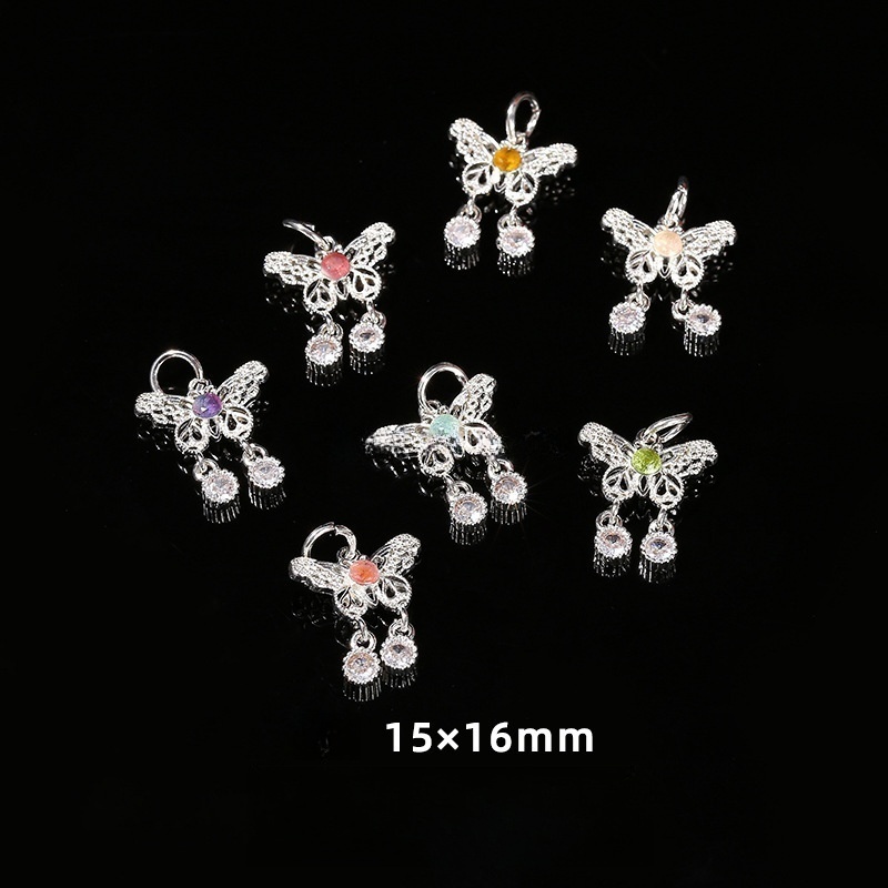 10pcs/bag natural tourmaline jewelry accessories