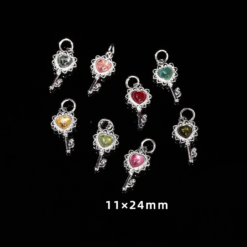 10pcs/bag natural tourmaline jewelry accessories