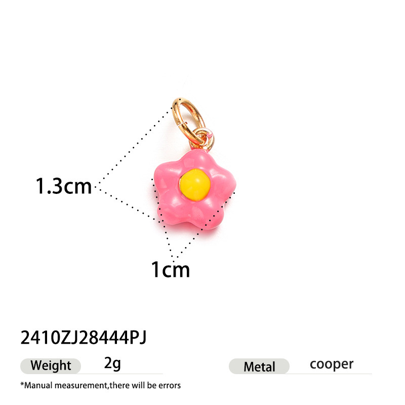 Stainless steel oil drop DIY matching necklace 18k non-fading cute pendant detachable