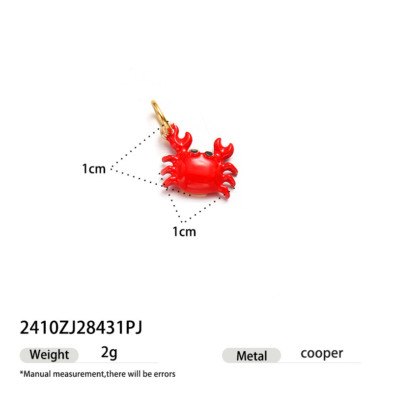 Stainless steel oil drop DIY matching necklace 18k non-fading cute pendant detachable