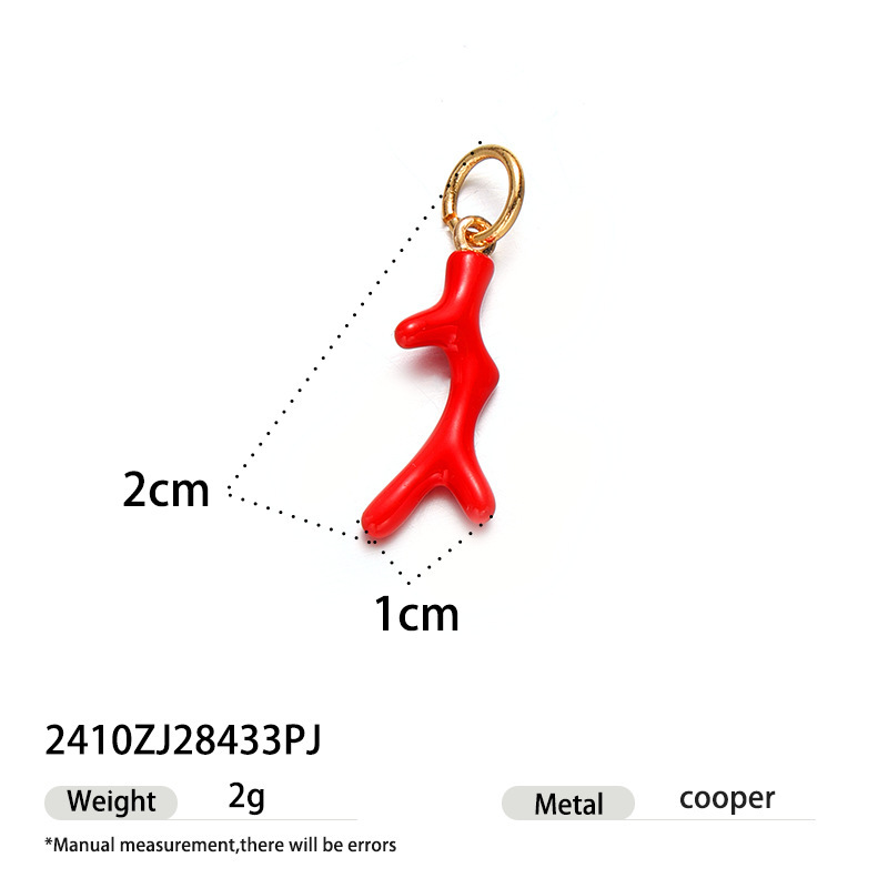 Stainless steel oil drop DIY matching necklace 18k non-fading cute pendant detachable