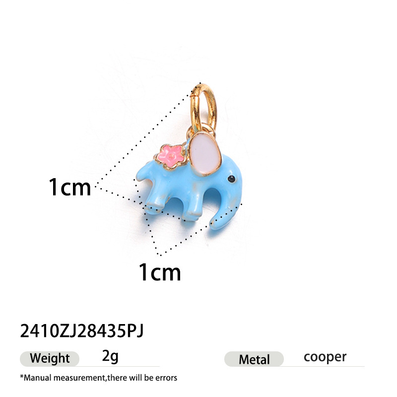 Stainless steel oil drop DIY matching necklace 18k non-fading cute pendant detachable