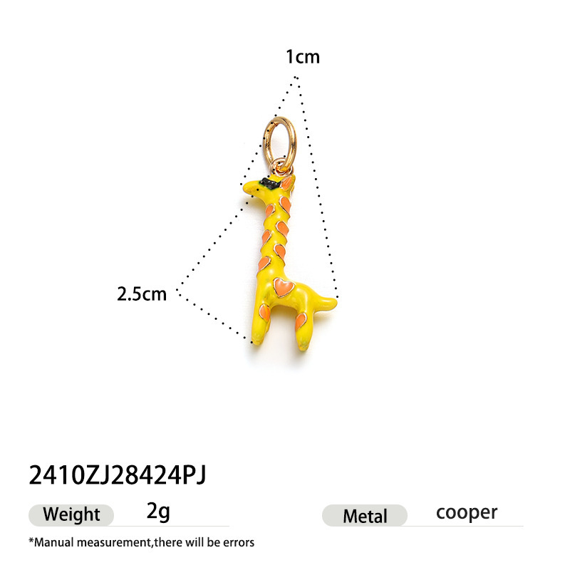 Stainless steel oil drop DIY matching necklace 18k non-fading cute pendant detachable