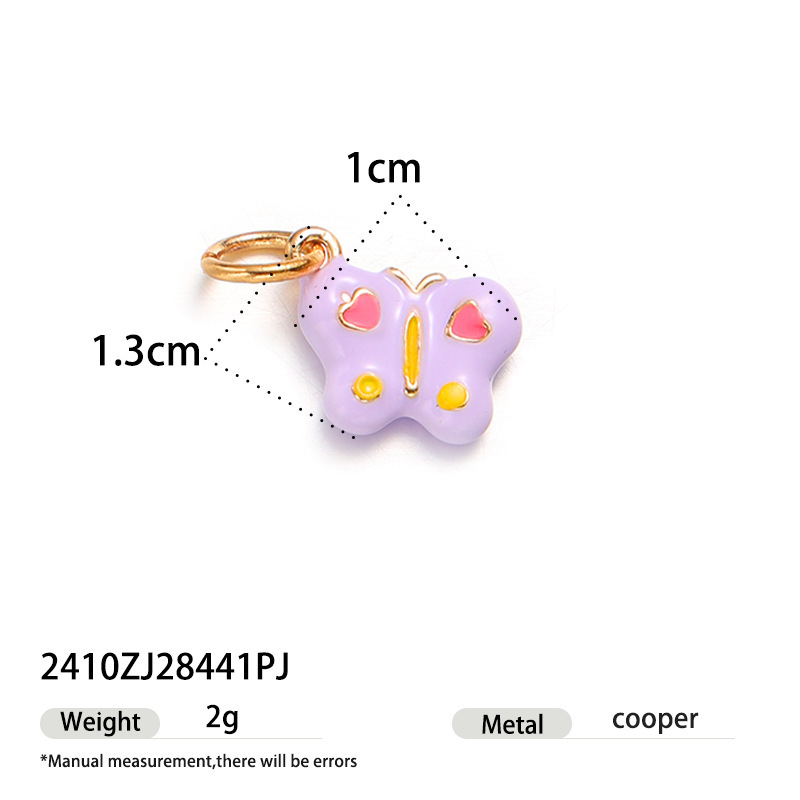 Stainless steel oil drop DIY matching necklace 18k non-fading cute pendant detachable
