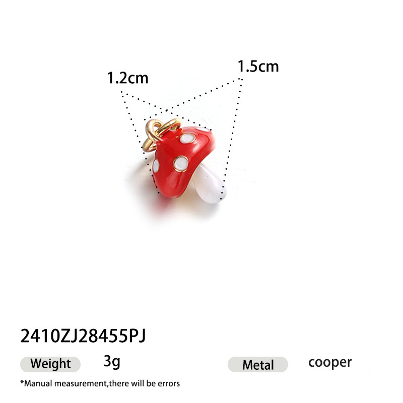 Stainless steel oil drop DIY matching necklace 18k non-fading cute pendant detachable