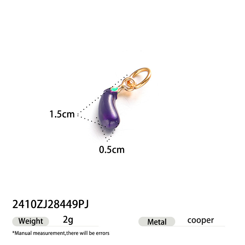 Stainless steel oil drop DIY matching necklace 18k non-fading cute pendant detachable