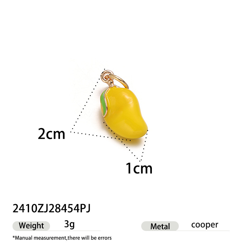 Stainless steel oil drop DIY matching necklace 18k non-fading cute pendant detachable