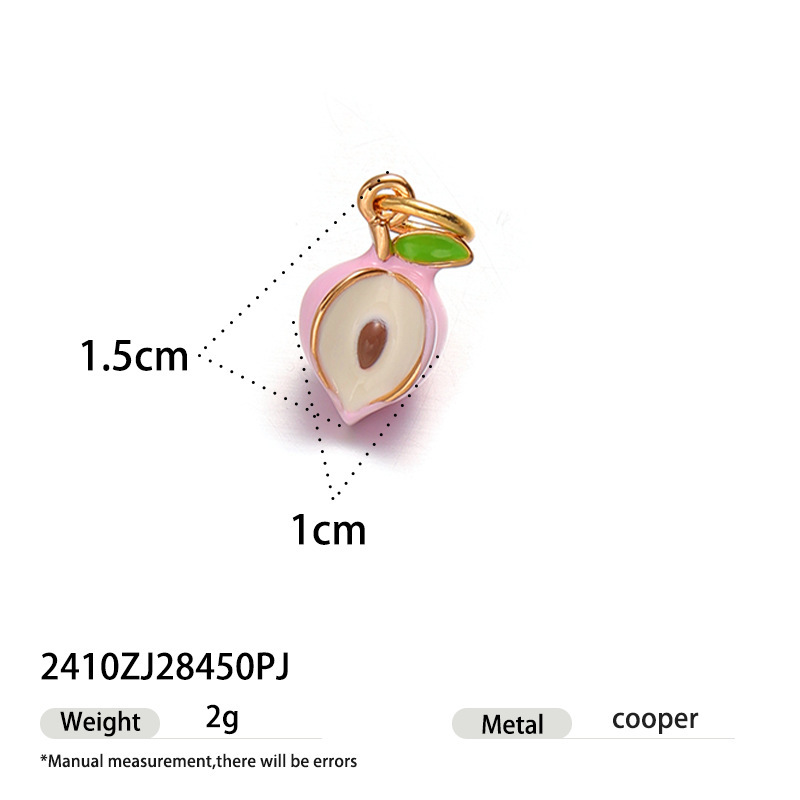 Stainless steel oil drop DIY matching necklace 18k non-fading cute pendant detachable