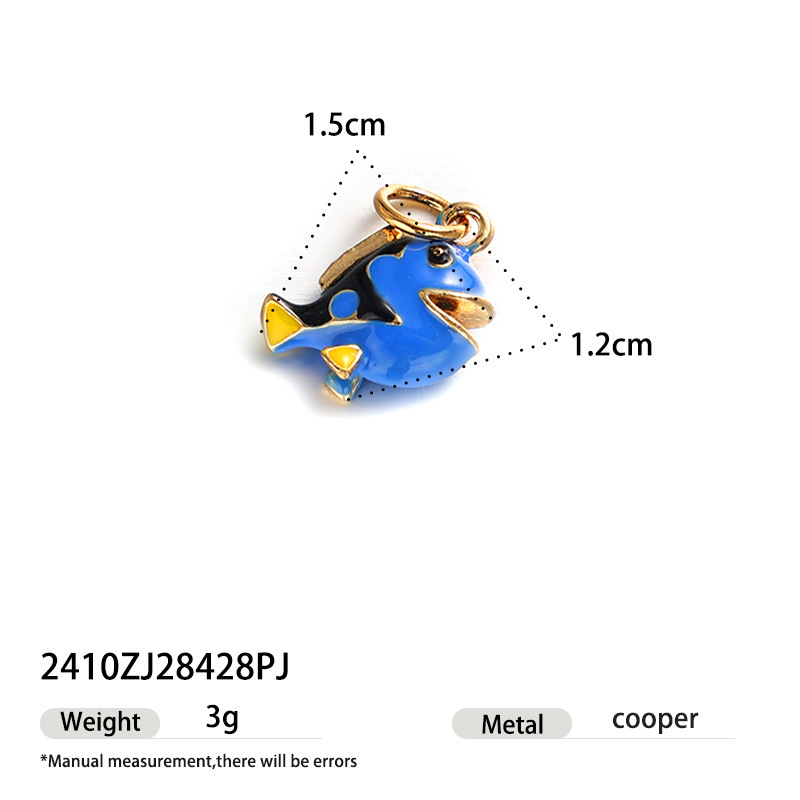 Stainless steel oil drop DIY matching necklace 18k non-fading cute pendant detachable