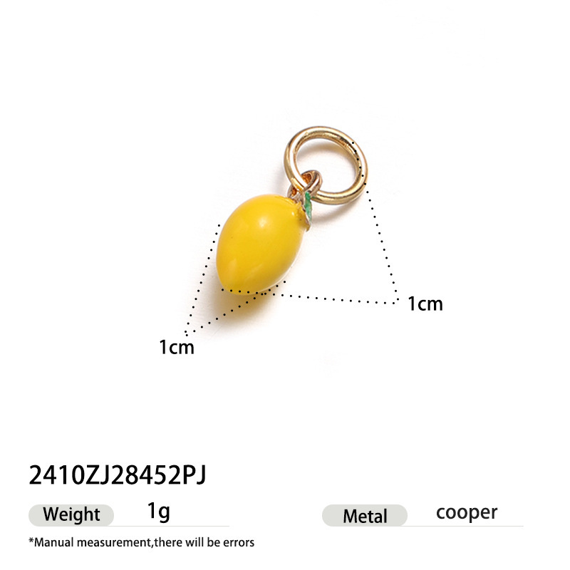 Stainless steel oil drop DIY matching necklace 18k non-fading cute pendant detachable