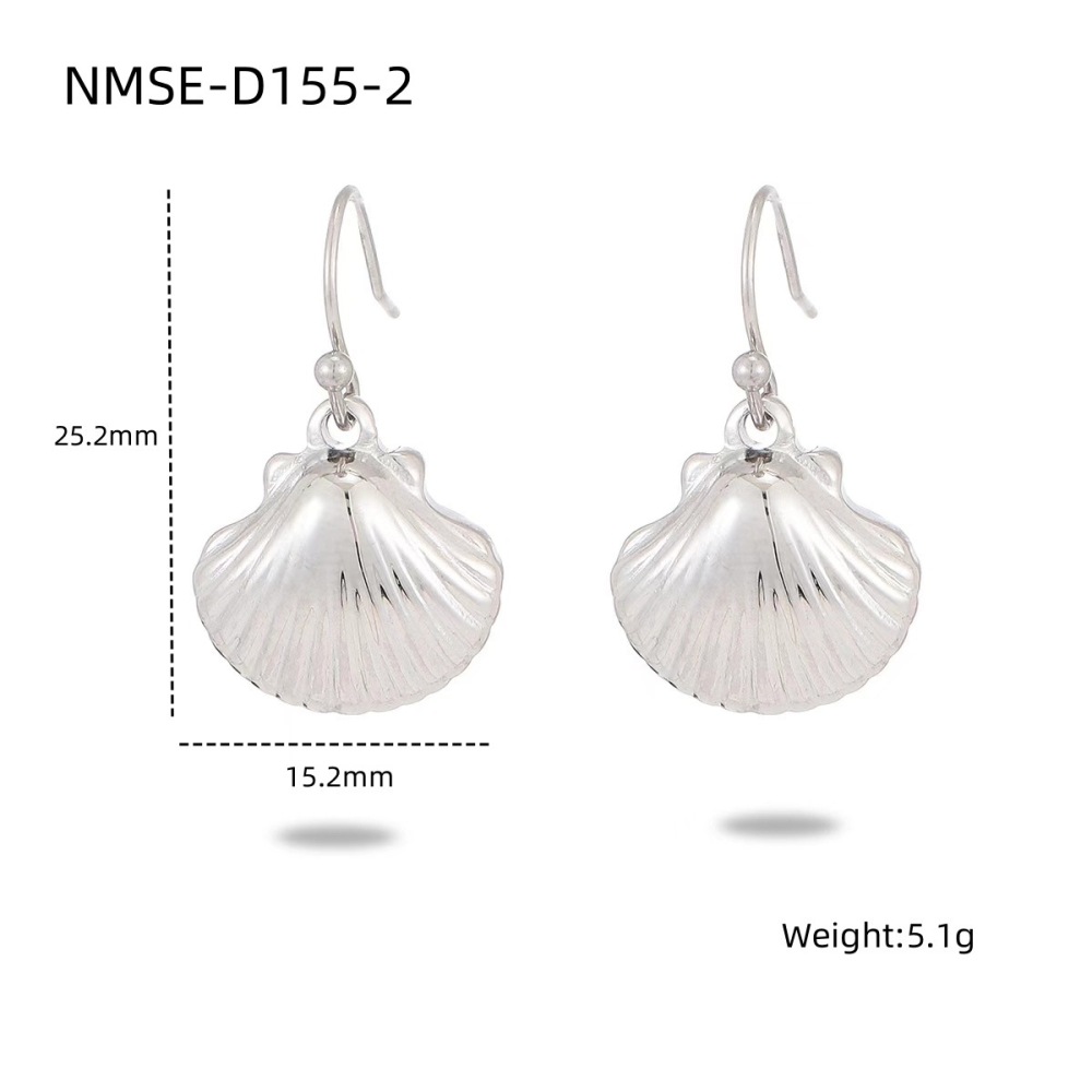 Ocean Shell Pearl Stainless Steel Necklace Set Fashionable, Light and Luxurious Versatile