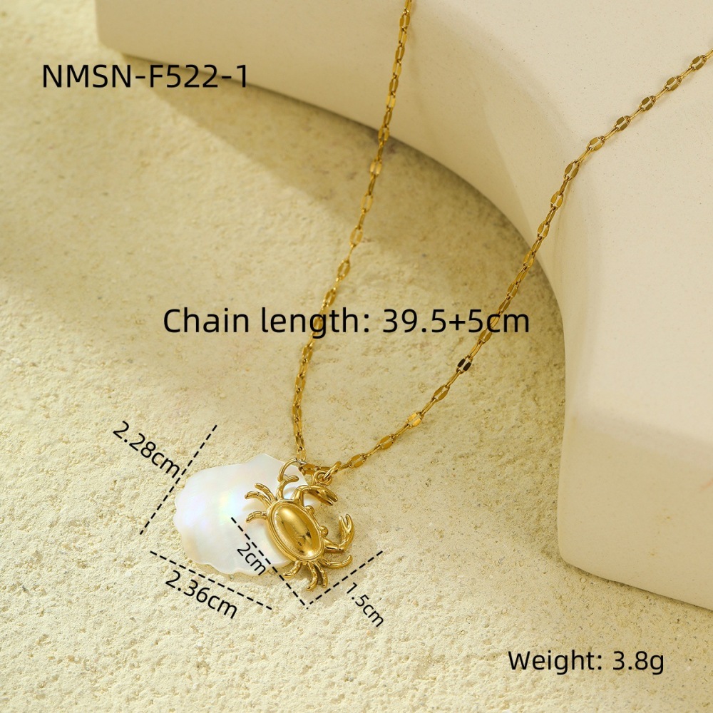 Design shell beach style ocean series pendant necklace clavicle chain