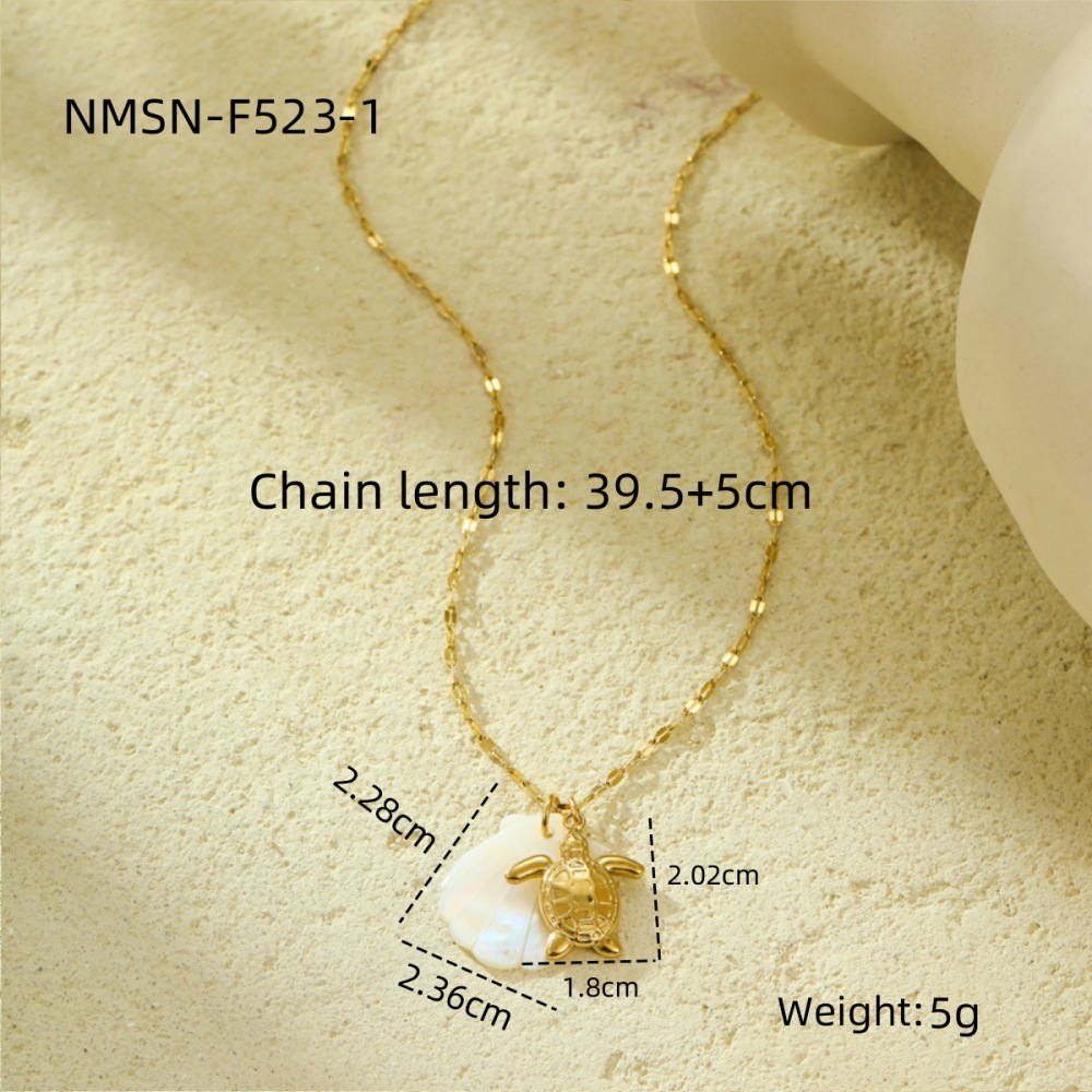 Design shell beach style ocean series pendant necklace clavicle chain