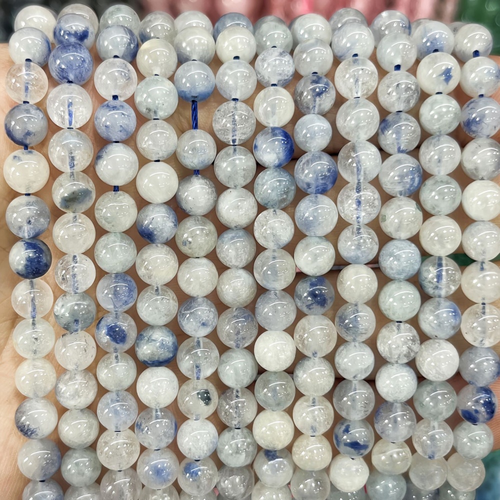 4-10mm Natural blue thread stone loose beads