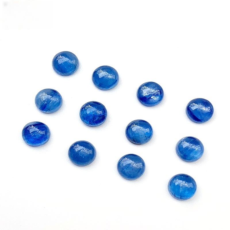 20pcs/bag Natural Kyanite Round Ring Face