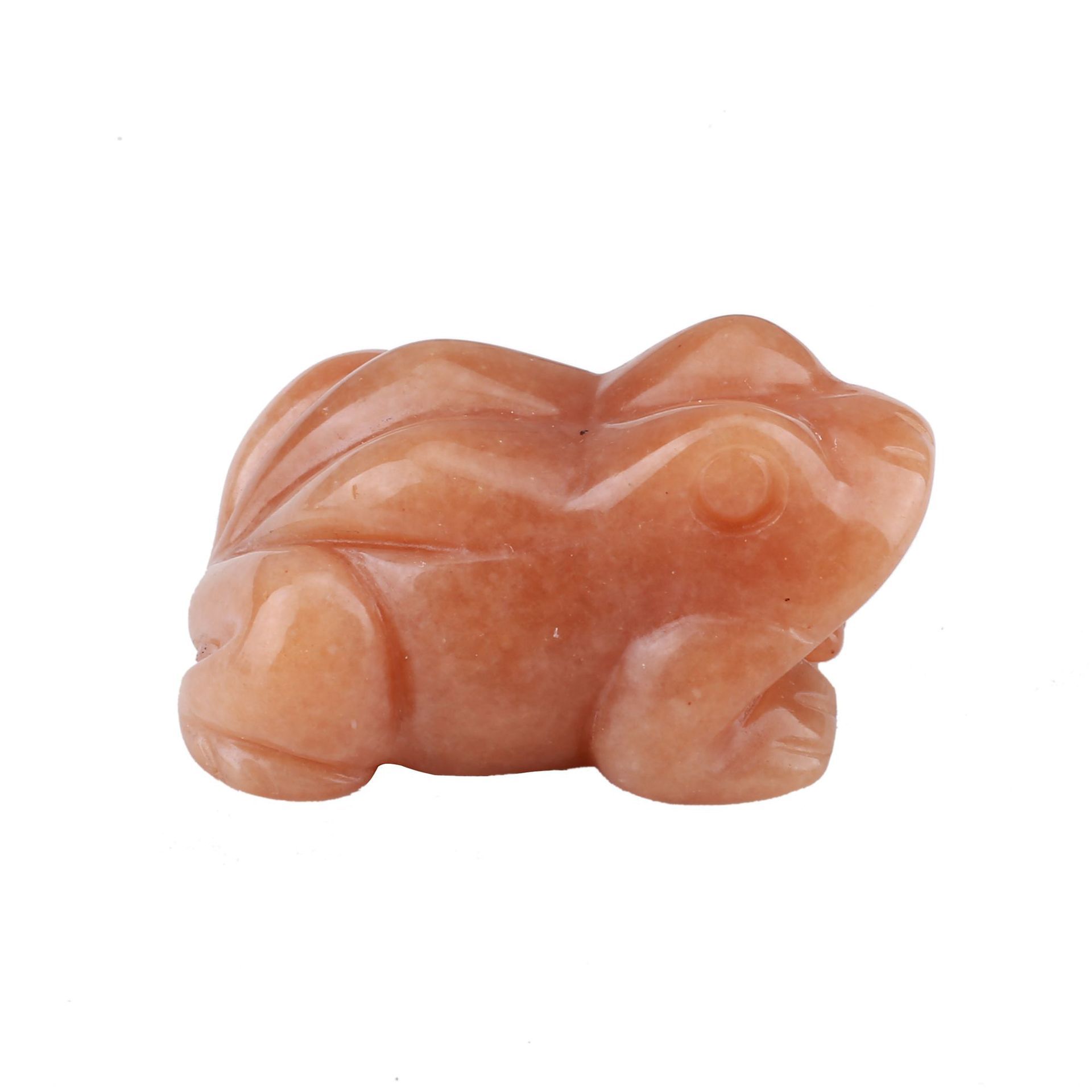 Crystal frog jade animal carving ornaments