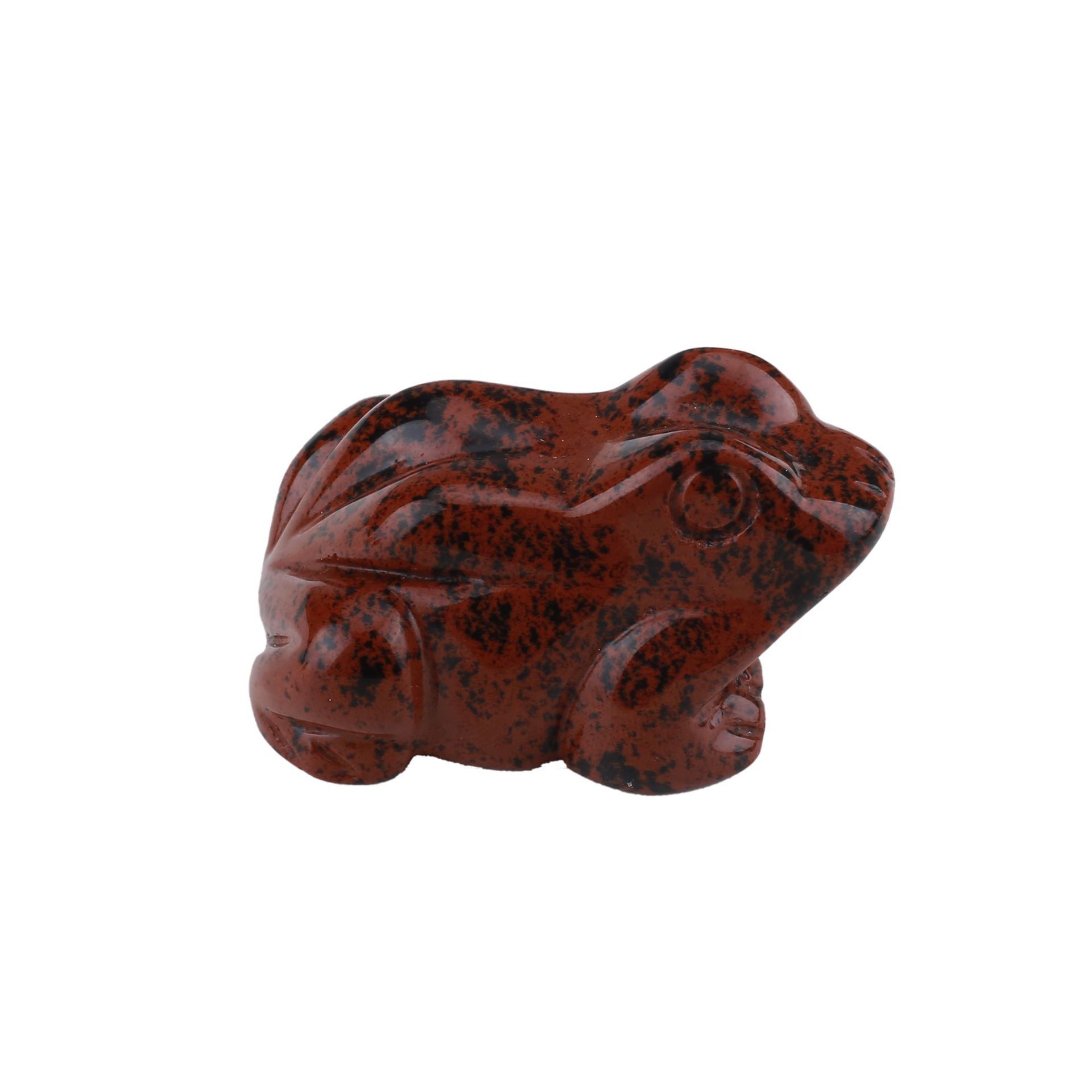 Crystal frog jade animal carving ornaments