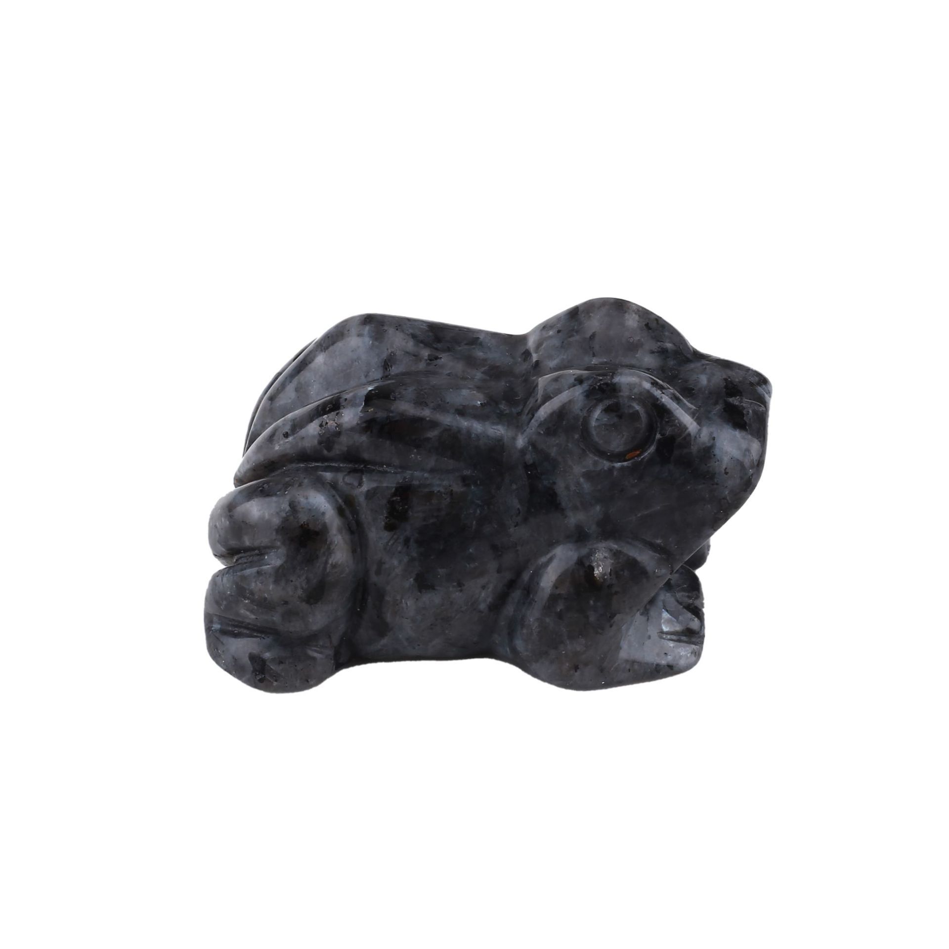 Crystal frog jade animal carving ornaments