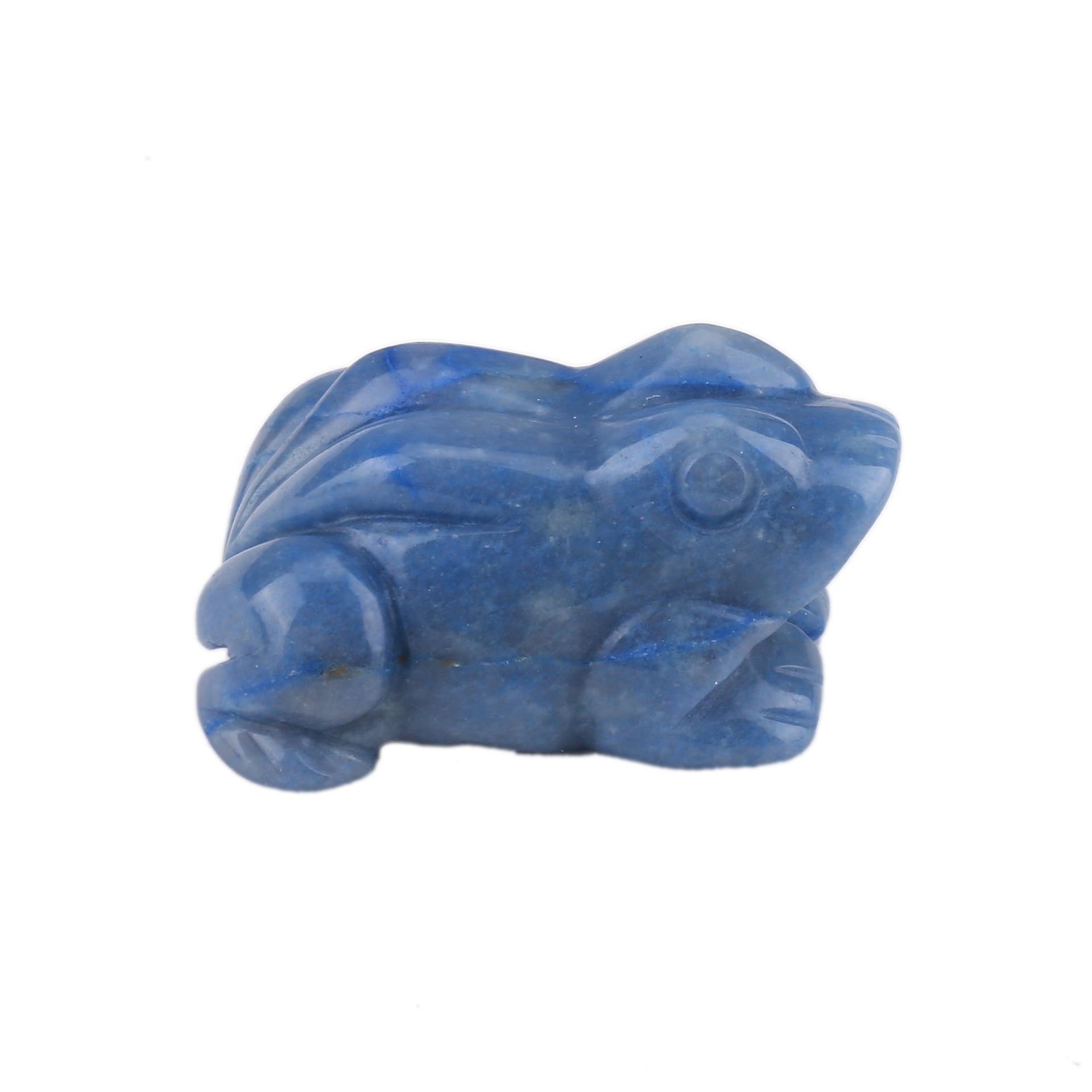 Crystal frog jade animal carving ornaments