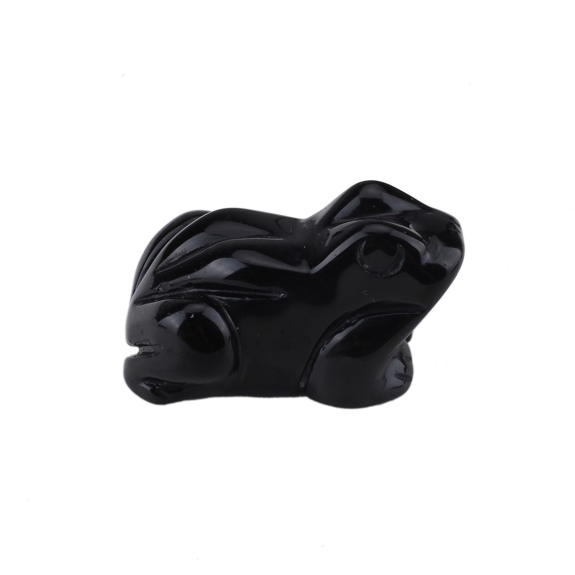 Crystal frog jade animal carving ornaments