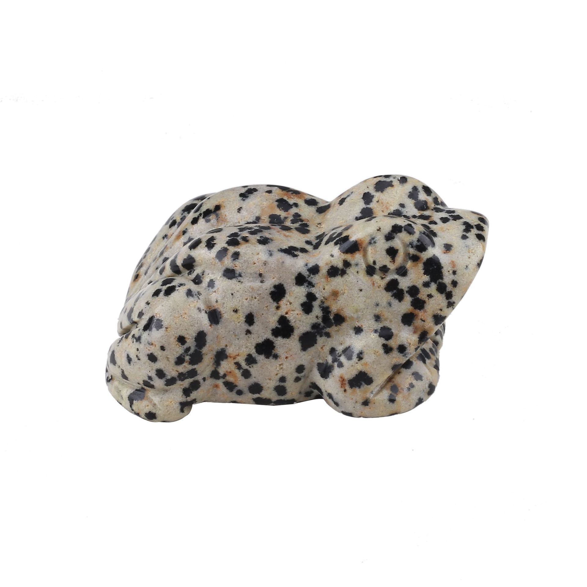 Crystal frog jade animal carving ornaments