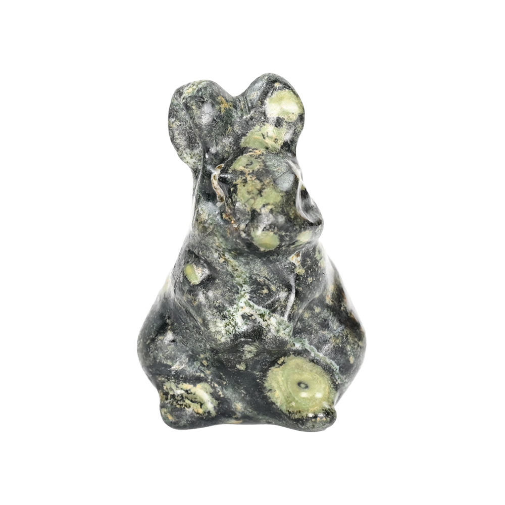 1.5 inch natural crystal Peter Rabbit ornaments carved rabbit