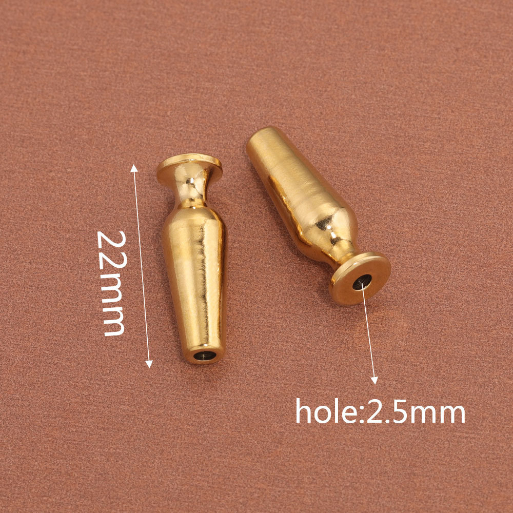 10pcs/bag Stainless steel bamboo wine cup marbles DIY accessories