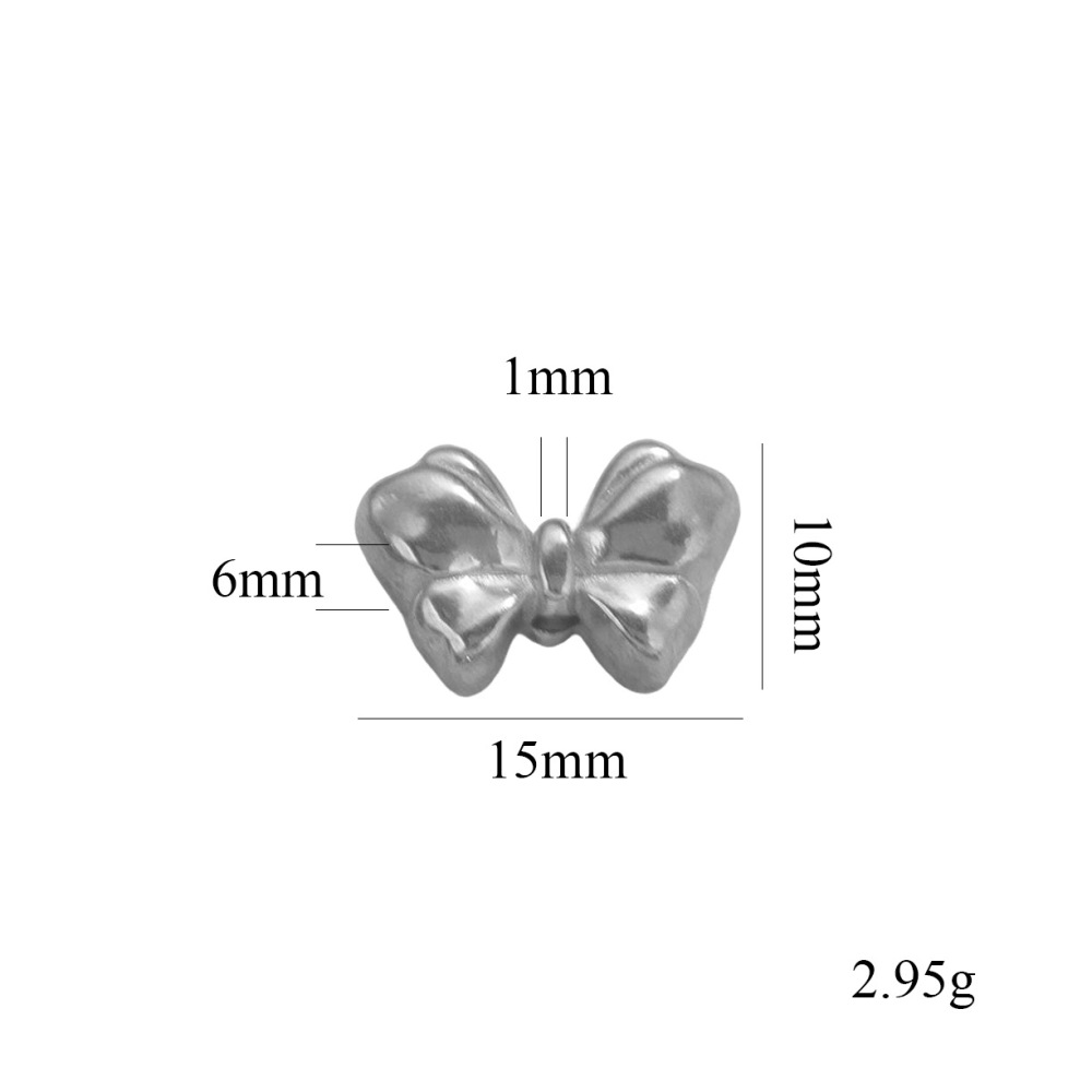 10pcs/bag Stainless steel straight hole casting bow DIY accessories