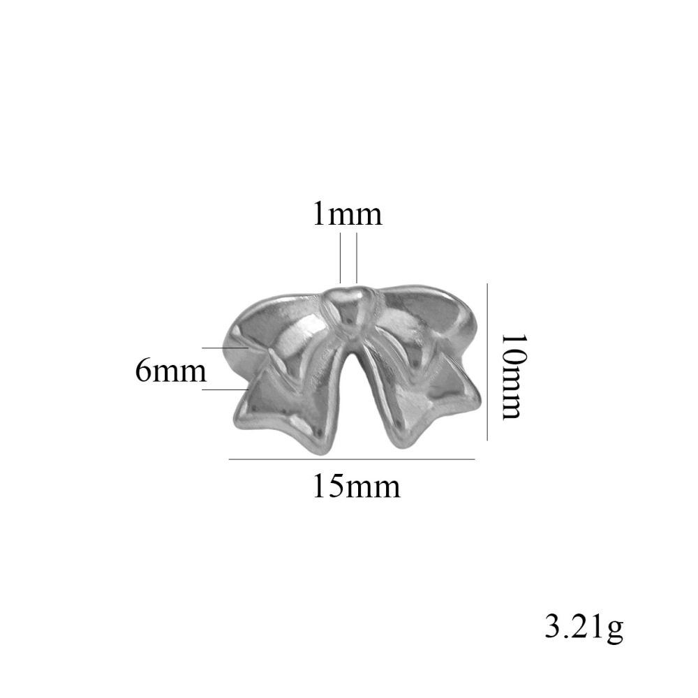 10pcs/bag Stainless steel straight hole casting bow DIY accessories