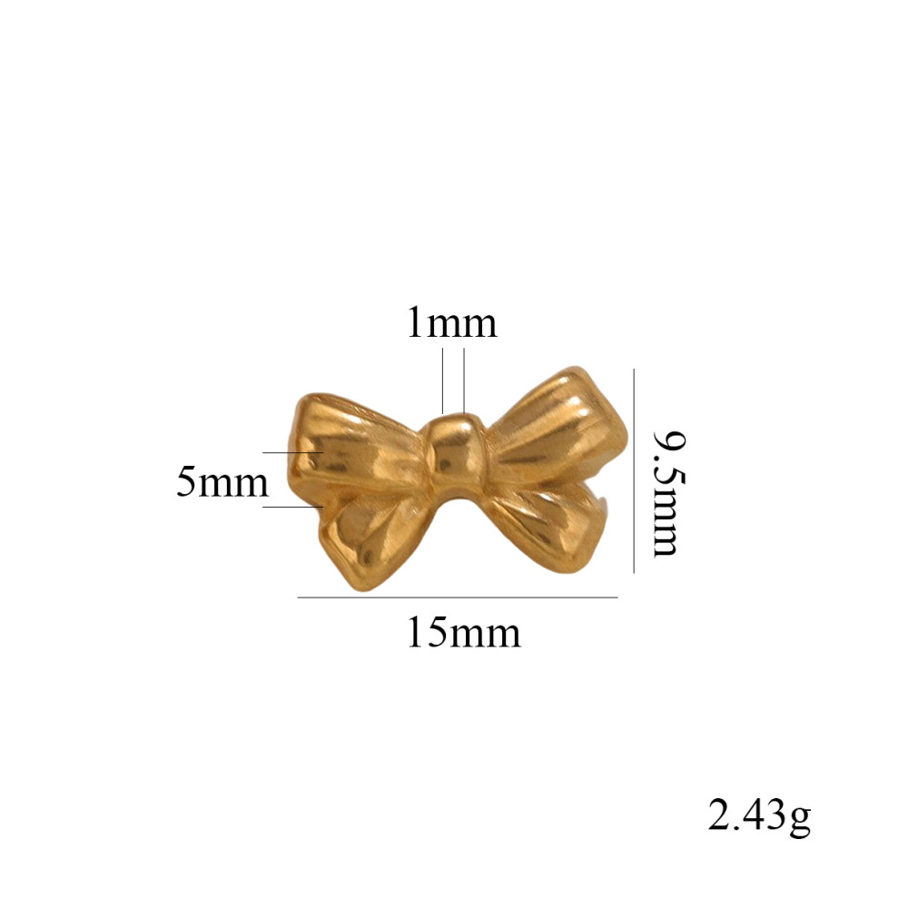 10pcs/bag Stainless steel straight hole casting bow DIY accessories