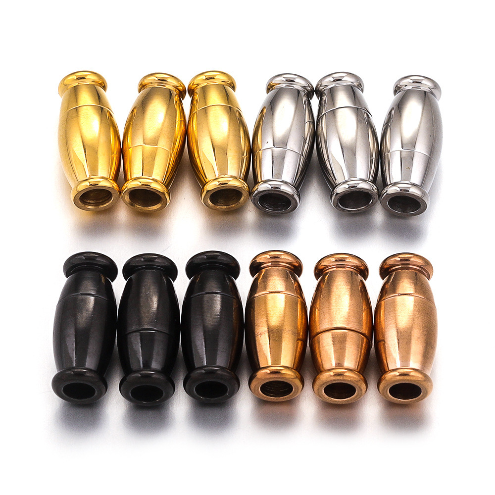 10pcs/bag Stainless steel magnetic buckle connector DIY accessories
