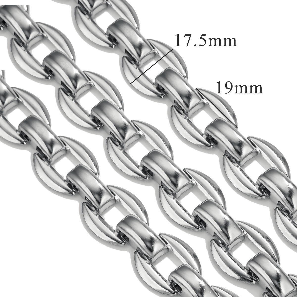 2m stainless steel necklace bracelet bag chain clavicle chain DIY accessories