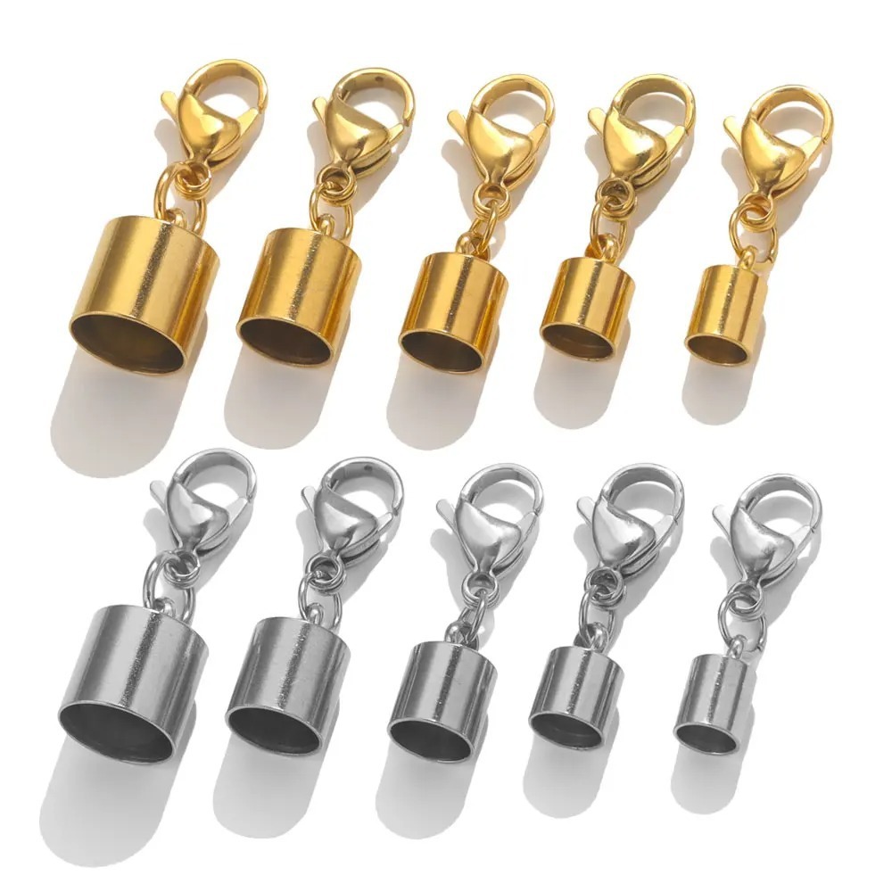 20pcs/bag Stainless steel lobster clasp single-head bucket DIY accessories