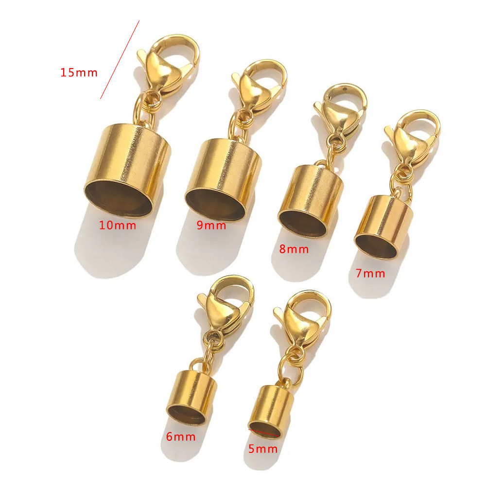 20pcs/bag Stainless steel lobster clasp single-head bucket DIY accessories